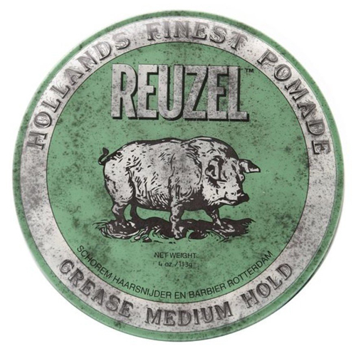 SÁP REUZEL GREEN POMADE GREASE GIỮ NẾP TÓC TRUNG BÌNH CÓ ĐỘ BÓNG VỪA 113G