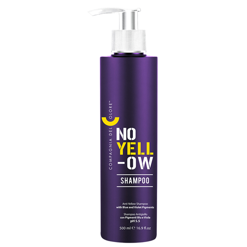 DẦU GỘI TÍM KHỬ VÀNG DEL COLORE NO YELLOW SHAMPOO 500ML