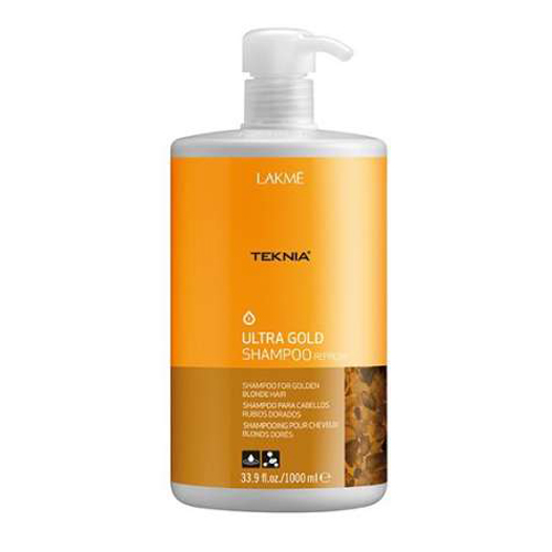DẦU GỘI DƯỠNG MÀU TÓC NHUỘM (MÀU VÀNG) LAKME TEKNIA  ULTRA GOLD SHAMPOO 1000ML