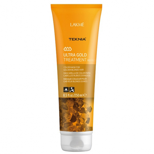 HẤP DẦU DƯỠNG MÀU TÓC NHUỘM (MÀU VÀNG) LAKME TEKNIA ULTRA GOLD 250ML