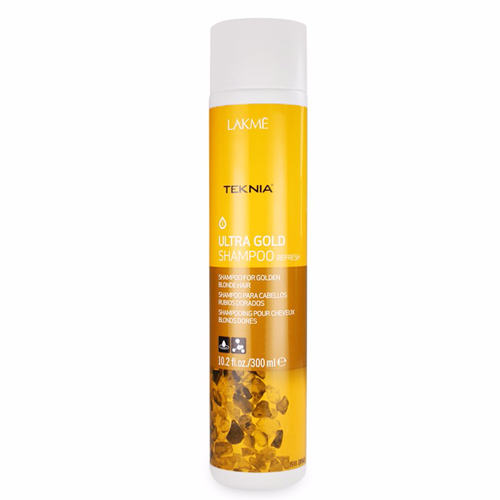 DẦU GỘI DƯỠNG MÀU TÓC NHUỘM (MÀU VÀNG) LAKME TEKNIA  ULTRA GOLD SHAMPOO 300ML