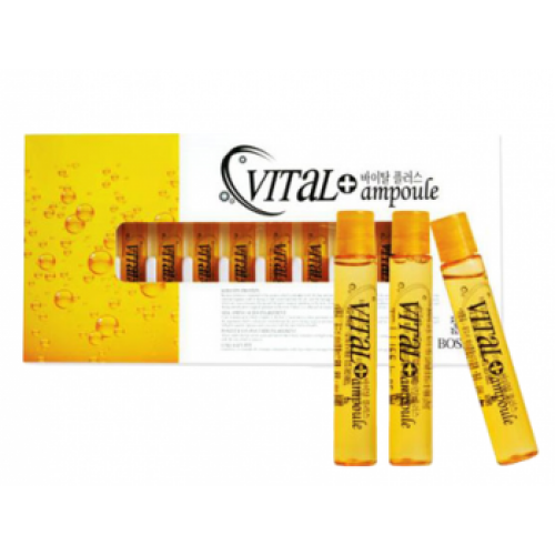 HUYẾT THANH CHỮA TRỊ TÓC HƯ TỔN VITAL PLUS AMPOULE BOSNIC 13ML x 15