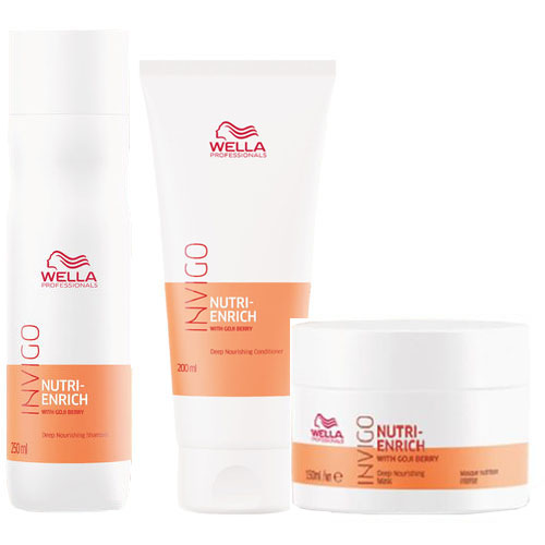 BỘ DẦU GỘI XẢ HẤP WELLA ENRICH CHO TÓC KHÔ XƠ HƯ TỔN (BỘ NHỎ)