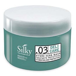 HẤP DẦU DƯỠNG TÓC VÀ PHỤC HỒI TÓC HƯ TỔN SILKY DELI CARE HIDRO HERB MASK 250ML
