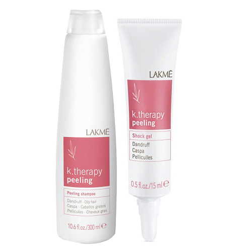COMBO DẦU GỘI VÀ TINH CHẤT TRỊ GÀU LAKME K.THERAPY 