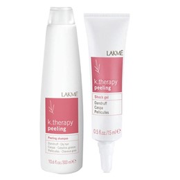 COMBO DẦU GỘI VÀ TINH CHẤT TRỊ GÀU LAKME K.THERAPY 