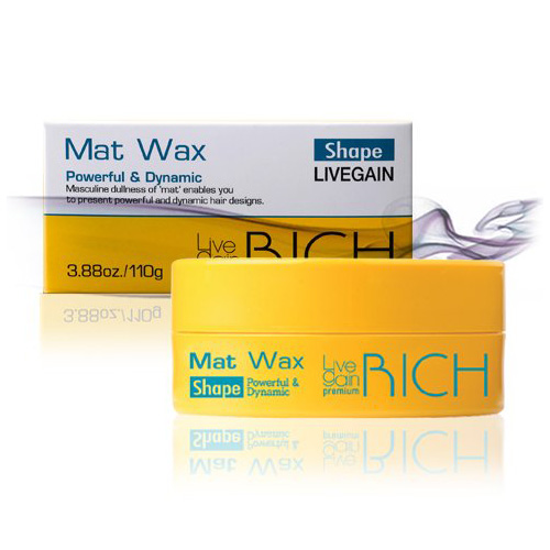 SÁP CỨNG TẠO KIỂU LIVEGAIN PREMIUM RICH MAT WAX SHAPE 110G