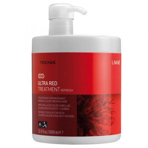 HẤP DẦU DƯỠNG MÀU TÓC NHUỘM (MÀU ĐỎ) LAKME TEKNIA ULTRA RED 1000ML