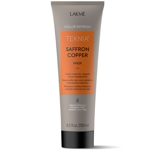 HẤP DẦU DƯỠNG MÀU TÓC NHUỘM (MÀU ĐỒNG) LAKME TEKNIA SAFFRON COPPER 250ML