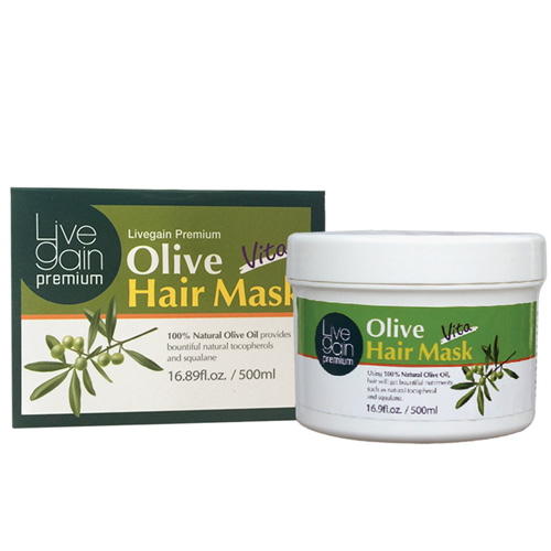 KEM Ủ TÓC PHỤC HỒI CHUYÊN SÂU LIVEGAIN OLIVE HAIR MASK VITA 500ML