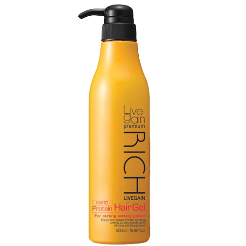 GEL LÀM MỀM VÀ TẠO PHỒNG TÓC LIVEGAIN PREMIUM RICH PROTEIN GLAZE 500ML