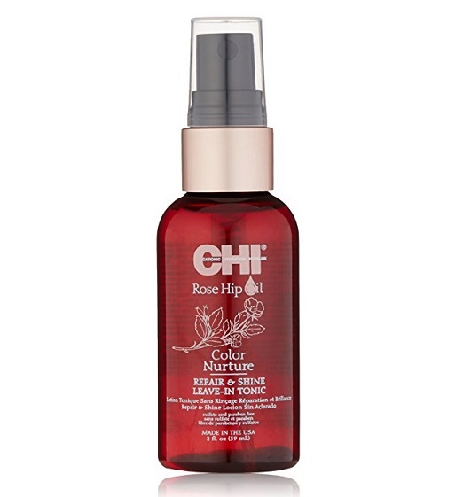 CHI ROSE HIPOIL COLOR NURTURE REPAIR AND SHINE LEAVE-IN TONIC 59ML