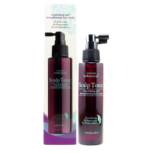 DUNG DỊCH CHỐNG GÀU & MỌC TÓC LIVEGAIN PREMIUM BOTANICAL SCALP TONIC 150ML