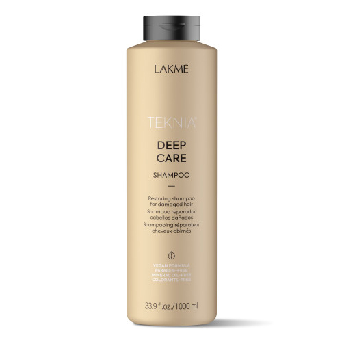 DẦU GỘI PHỤC HỒI TÓC KHÔ XƠ HƯ TỔN LAKME DEEP CARE SHAMPOO 1000ML