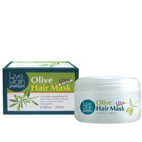 KEM Ủ TÓC PHỤC HỒI CHUYÊN SÂU LIVEGAIN OLIVE HAIR MASK VITA 200ML