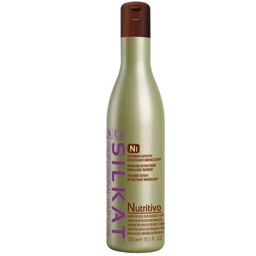 DẦU GỘI BES SILKAT N1 NUTRITIVO DÀNH CHO TÓC KHÔ, TÓC TẨY PHAI MÀU 300ML