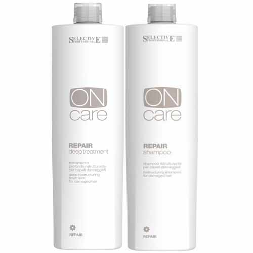 Dầu gội xả phục hồi tóc hư tổn Repair Oncare Selective 1000ml