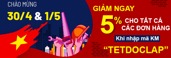 giảm giá đại lễ 30/4
